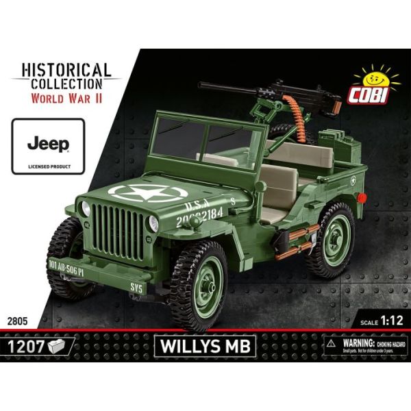 COB2805 - JEEP Willys MB - Exclusieve Editie - 1207 Onderdelen - 1