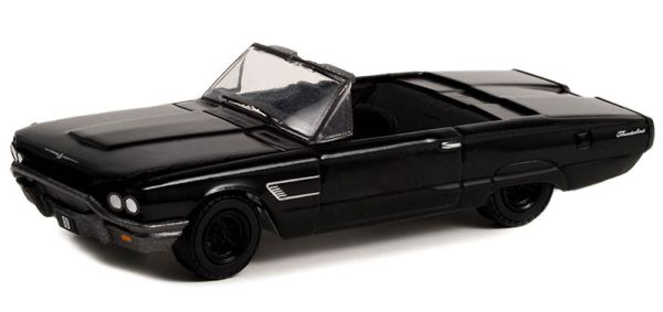 GREEN28110-B - FORD Thunderbird cabriolet 1965 zwart uit de serie BLACK BANDIT in blisterverpakking - 1