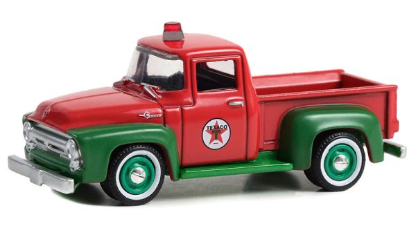 GREEN28120-A - FORD F-100 Pick-up rood en groen 1954 TEXACO 120 jaar onder blister - 1