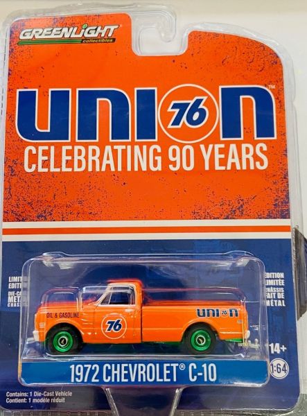 GREEN28120-CVERT - CHEVROLET C-10 1972 - 90 jaar UNION 76 onder blister - 1