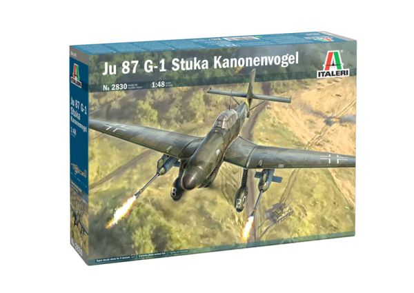 ITA2830 - JU 87 G-1 Stuka Kanonenvogel gevechtsvliegtuig om in elkaar te zetten en te schilderen - 1