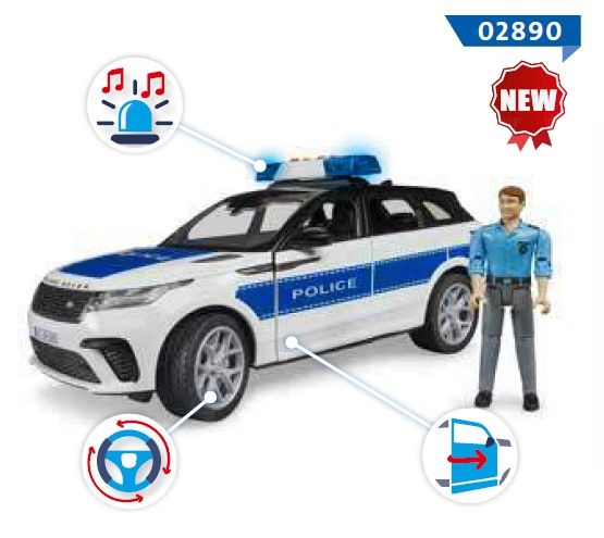 BRU2890 - RANGE ROVER Velar Politie met politieagent - 1