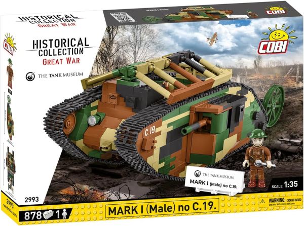 COB2993 - Tank MARK I nr. C.19 - 878 stuks - 1