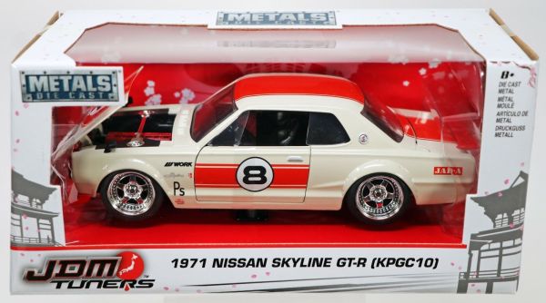 JAD30003RD - NISSAN Skyline 2000 GT-R 1971 #8 JDM TUNNERS - 1