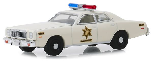 GREEN30110 - PLYMOUTH Fury 1977 Hazzard County Sheriff uit de FURY serie in blisterverpakking - 1