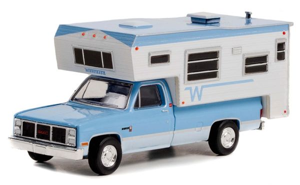 GREEN30338 - Camper GMC Sierra 2500 1985 CAMPER van de serie WINNEBAGO onder blister - 1