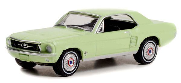 GREEN30353 - FORD Mustang coupé 1967 groen uit de serie SHE COUNTRY Special onder blister - 1