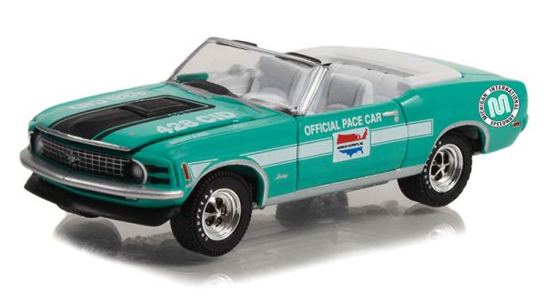 GREEN30364 - FORD Mustang mach 1 428 cobra jet uit de serie MICHIGAN INTERNATIONAL SPEEDWAY in blisterverpakking - 1