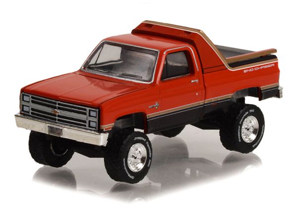 GREEN30365 - CHEVROLET K-10 Scottsdale 4x4 1984 SNO CHASER onder blister. - 1