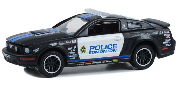 GREEN30370 - 2009 FORD Mustang GT Edmonton Police Blueline Racing onder blisterverpakking - 1