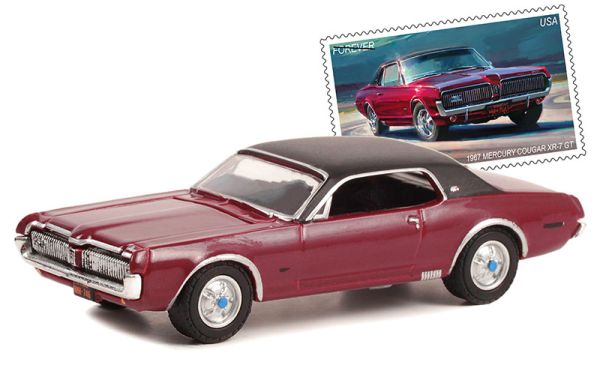 GREEN30371 - MERCURY Cougar XR-7 GT 1967 United States Postal Service blisterverpakking - 1