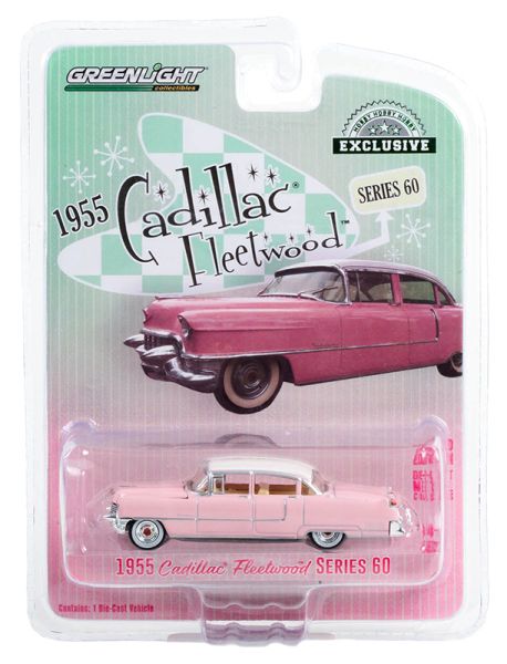 GREEN30396 - CADILLAC Fleetwood Séries 60 1955 Roze in blisterverpakking - 1