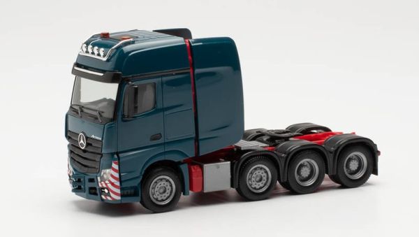 HER304368-005 - Vrachtwagen 6x4 MERCEDES ACTROS SLT blauw - 1