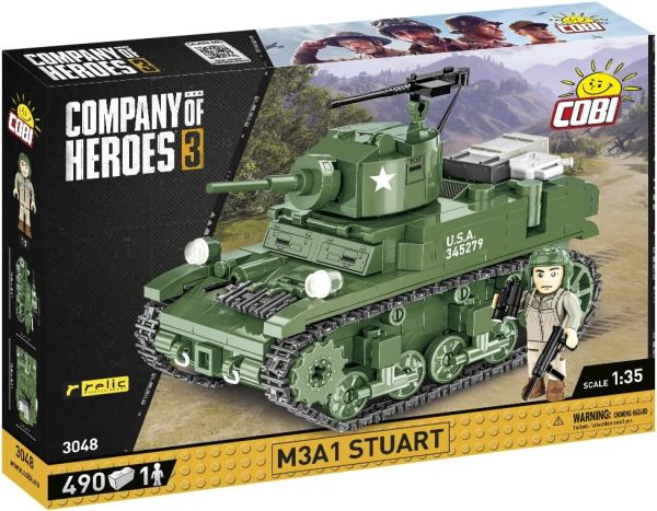 COB3048 - M3A1 STUART-tank - 490 stuks - 1