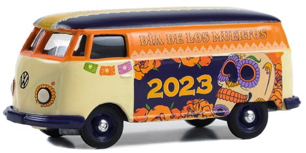 GREEN30482 - VOLKSWAGEN T2 PANEL VAN Dia de los Muertos 2023 blisterverpakking - 1