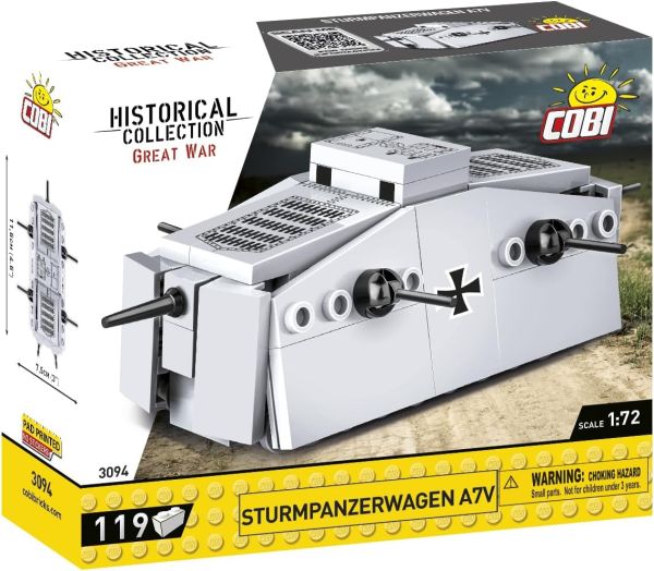 COB3094 - STURMPANZERWAGEN A7V-tank - 119 stuks - 1