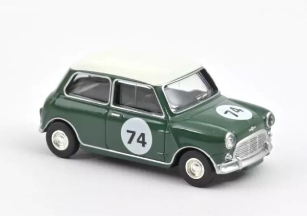 NOREV310525 - 1964 MINI COOPER S Amandelgroen met nummer 74 - 1