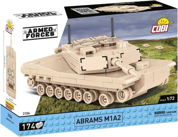 COB3106 - ABRAMS M1A2-tank – 174 onderdelen - 1