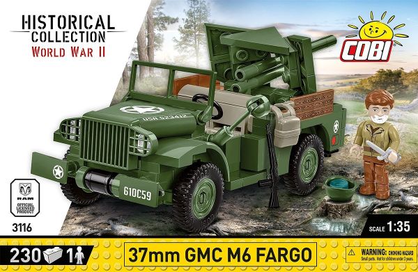 COB3116 - DODGE WC-55 GMC M6 Fargo 37mm - 230 Munten - 1