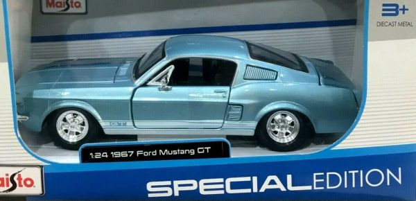 MST31260BL - FORD Mustang GT 1967 blauw - 1