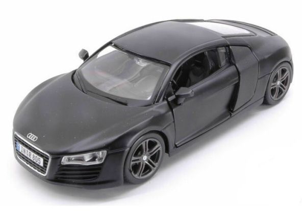 MST31281MZW - AUDI R8 matzwart - 1