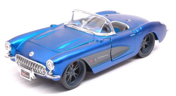 MST31323BL - CHEVROLET Corvette cabriolet 1957 Blauw - 1