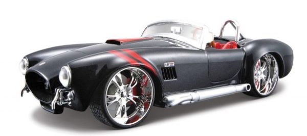 MST31325ZW - SHELBY Cobra 427 Zwart met rode strepen - 1