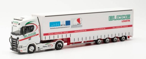 HER314374 - SCANIA CS 20 HD 4x2 MEUSBURGER oplegger BLS BUDDE LOGISTIK SPEDITION - 1