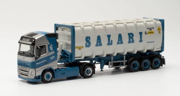 HER314718 - VOLVO FH 4X2 met 3-assige containeraanhangwagen SALARI - 1