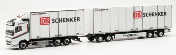 HER314909 - VOLVO FH GL 2020 6X4 met 4-assige aanhangwagen DB SCHENKER - 1