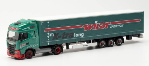 HER314947 - IVECO S-Way LNG 4x2 met zeildoekoplegger 3 assen WILDT - 1