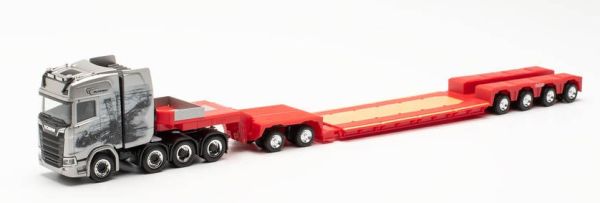 HER315159 - SCANIA CS 20 HD 8x4 met 6-assig laagbed ESSER HEAVY TRANSPORT - 1