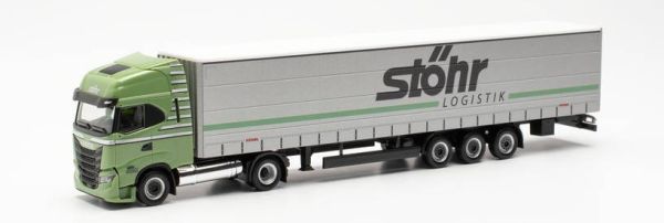 HER315227 - IVECO S-WAY LNG 4x2 oplegger 3 assen overdekt 15M STOHR - 1