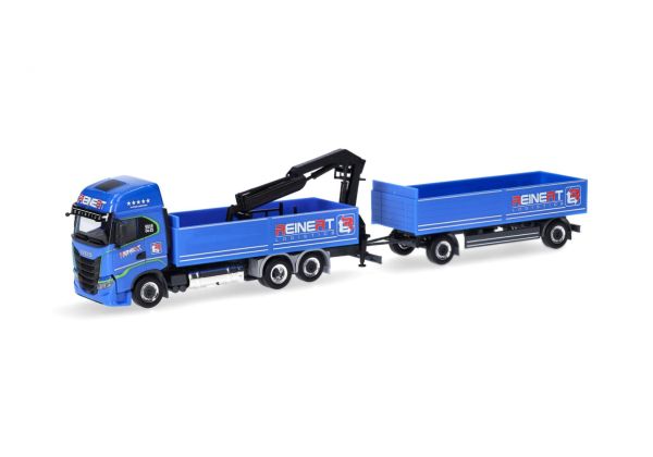 HER315265 - IVECO S-Way 6x2 met laadkraan en 1 + 1 asaanhangwagen REINERT LOGISTIC - 1