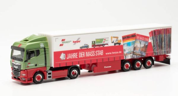 HER315555 - MAN TGX GM 4x2 met 3-assige oplegger WANDT 40 JAAR STANDAARD - 1