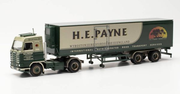 HER315661 - SCANIA 143 4x2 met 3-assige 2-assige HE PAYNE aanhangwagen - 1