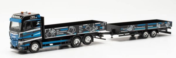 HER315739 - MAN TGX GM 6x4 met HS SCHOCH 2-assige aanhangwagen - 1