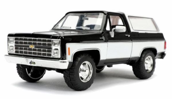 JAD31592 - 1980 CHEVROLET K5 Blazer zwart-wit - 1