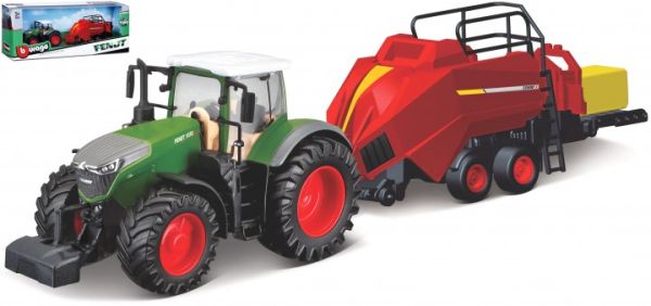 BUR31663 - FENDT 1050 Vario met balenpers - 1