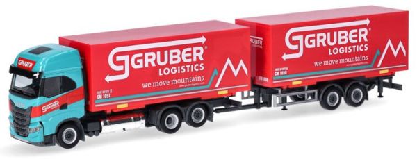 HER316675 - IVECO S-Way LNG 6x4 drager met aanhanger 2 Assen GRUBER Logistics - 1