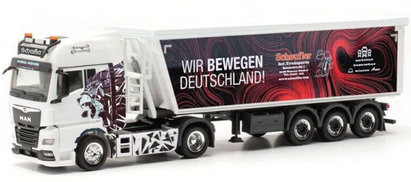 HER317153 - MAN TGX 4x2 met 3-assige trailer SCHEUFLER - 1