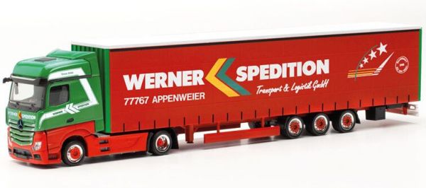 HER317214 - MERCEDES-BENZ Actros 4x2 met aanhangwagen 3-assig WERNER - 1