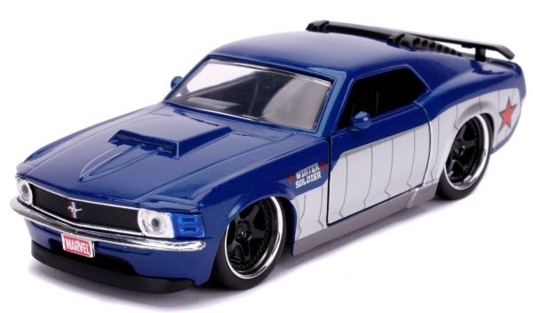 JAD31745 - FORD Mustang BOSS 429 Blauw 1970 MARVEL Avengers - 1