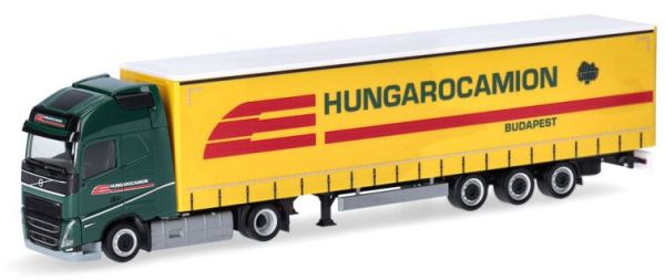 HER317481 - VOLVO FH 4x2 met 3-assige zeildoekaanhangwagen HUNGAROCAMION - 1