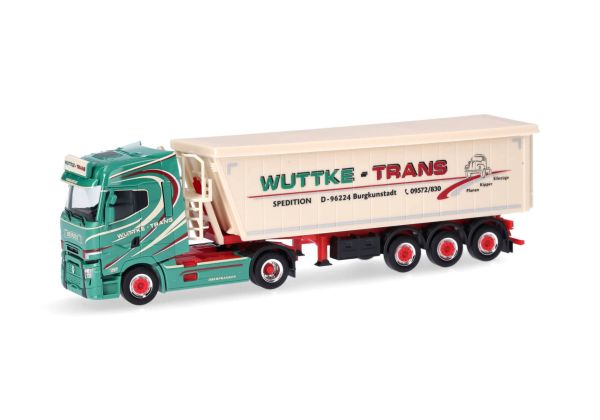 HER317610 - RENAULT T 4x2 met 3-assige bakwagen WUTTKE TRANS - 1