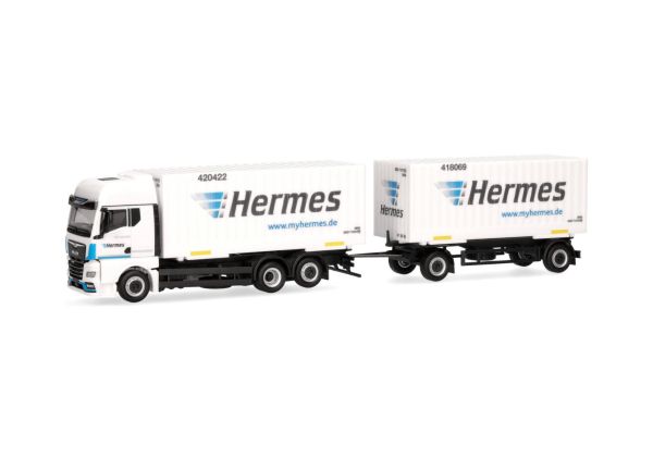 HER317658 - MAN TGX GX 6x2 met 1+1 as aanhangwagen HERMES - 1