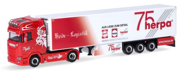 HER317733 - SCANIA CS 20 HD 4x2 met 3-assige trailer HEIDE LOGISTIK - 1