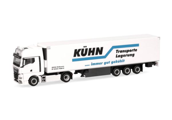 HER318020 - MAN TGX GX 4x2 met KUHN 3-assige koelaanhanger - 1