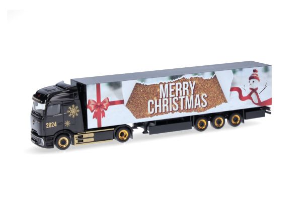 HER318310 - MERCEDES BENZ Actros 600 4x2 met 3-assige aanhangwagen KERST 2024 - 1