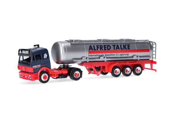 HER318686 - MERCEDES BENZ SK 4x2 met 3-assige tankwagen TALKE - 1